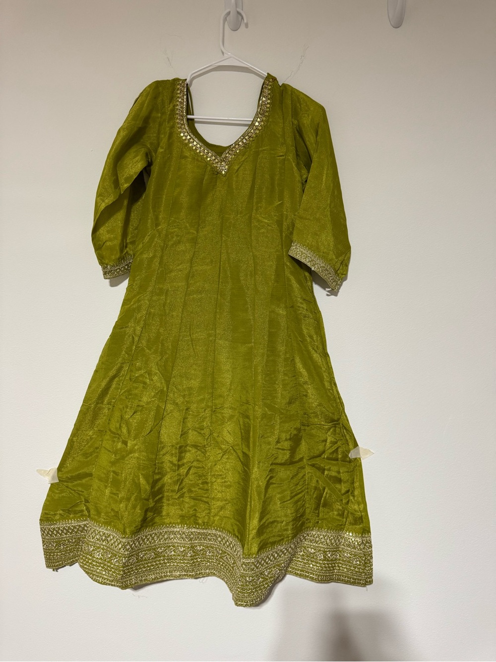 Green Embellished Dress